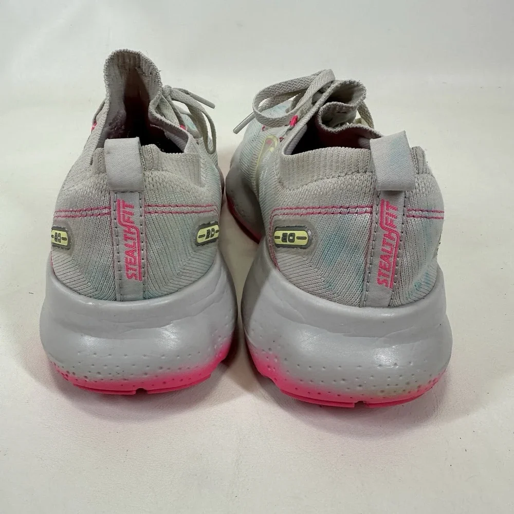 Brooks Womens Glycerin 20 Gray Pink Running Shoes Size 9 B‎